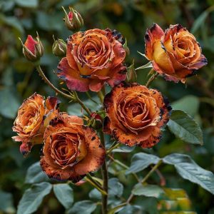 Роза плетистая Оранжевый Бриллиант купить по цене от 450р. в интернет-магазине «Посадика» с доставкой почтой в в Городеце и по всей России – [изображение №1].